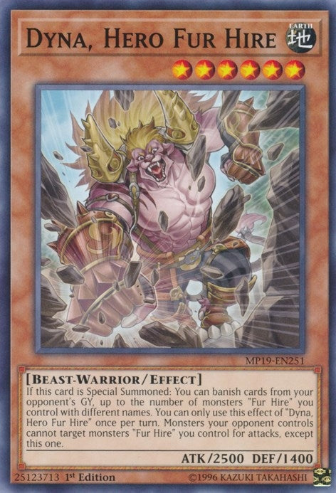 Dyna Hero Fur Hire (MP19-EN251) [MP19]