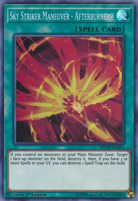 Sky Striker Maneuver Afterburners (MP19-EN261) [MP19]