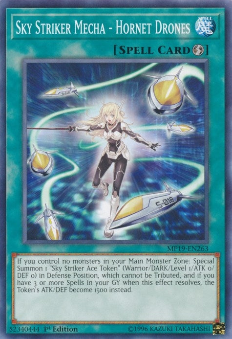 Sky Striker Mecha Hornet Drones (MP19-EN263) [MP19]