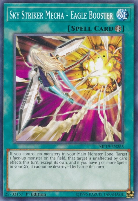 Sky Striker Mecha Eagle Booster (MP19-EN265) [MP19]