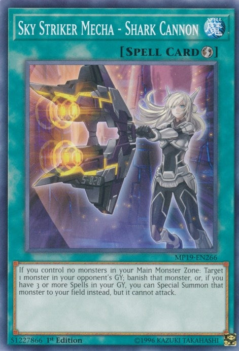 Sky Striker Mecha Shark Cannon (MP19-EN266) [MP19]