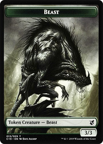 Beast 013 Wurm Double sided Token [C19]