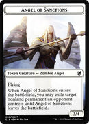 Angel of Sanctions Horror Double sided Token [C19]