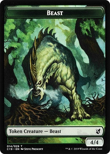 Beast 014 Wurm Double sided Token [C19]