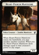 Heart Piercer Manticore Dragon Double sided Token [C19]