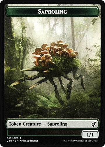 Saproling Morph Double sided Token [C19]