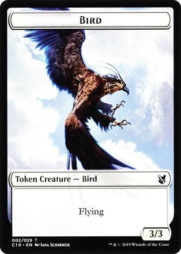 Bird 002 Sculpture Double sided Token [C19]