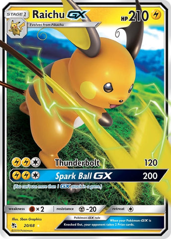 Raichu GX (20/68) [HIF]