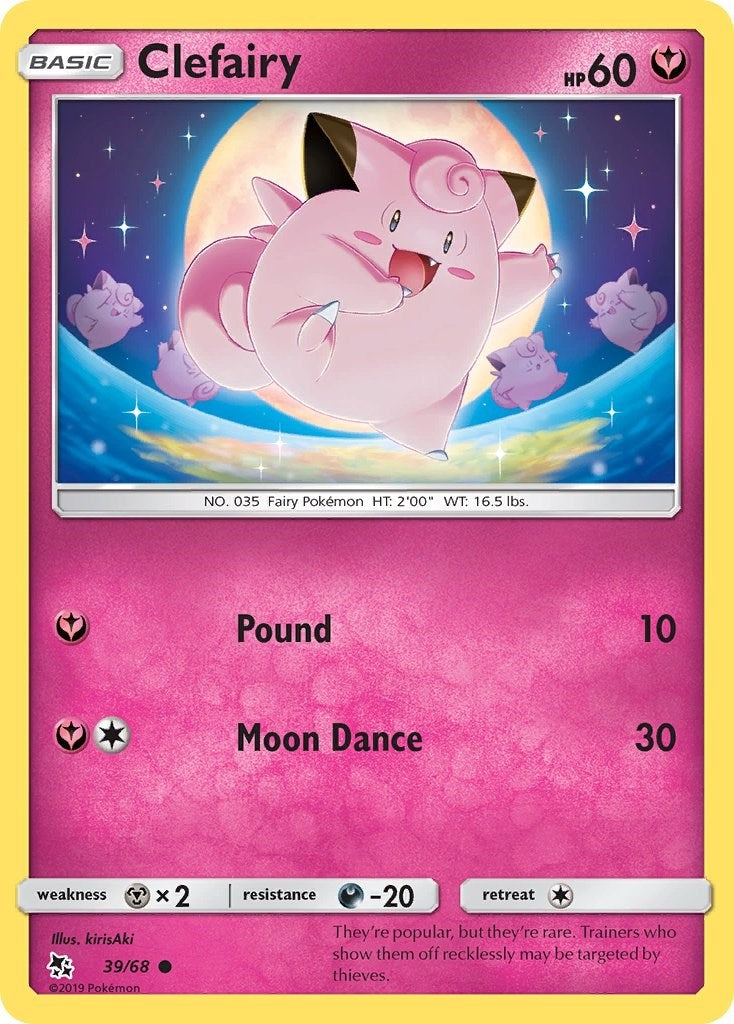 Clefairy (39) (39/68) (Hidden Fates)