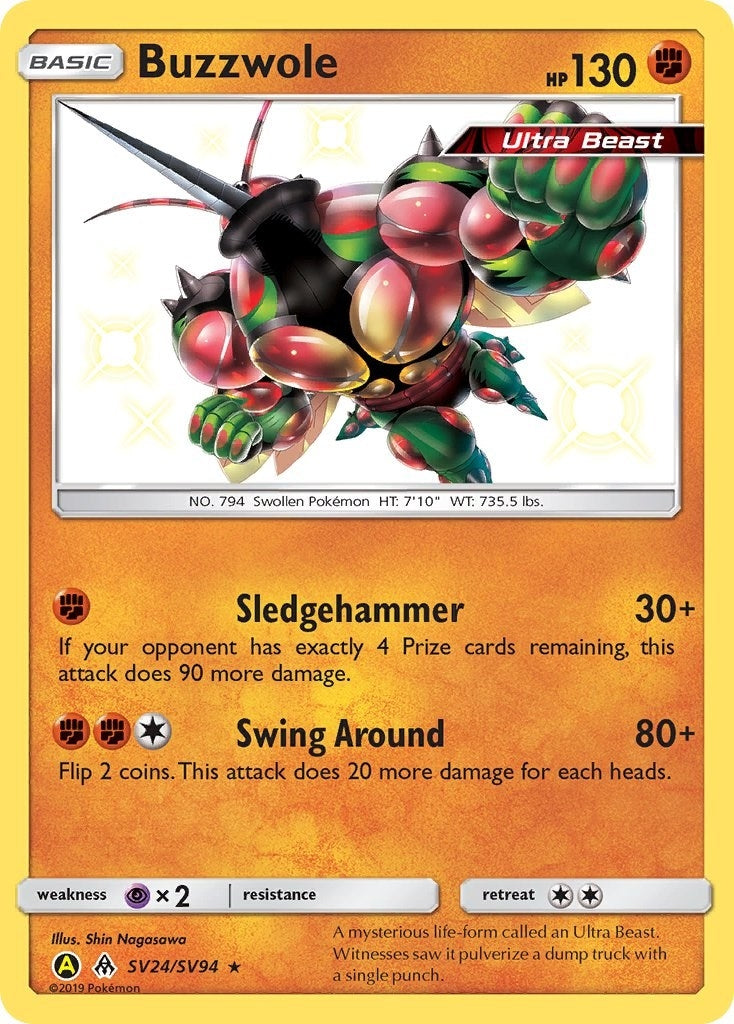 Buzzwole (SV24/SV94) (Hidden Fates: Shiny Vault)