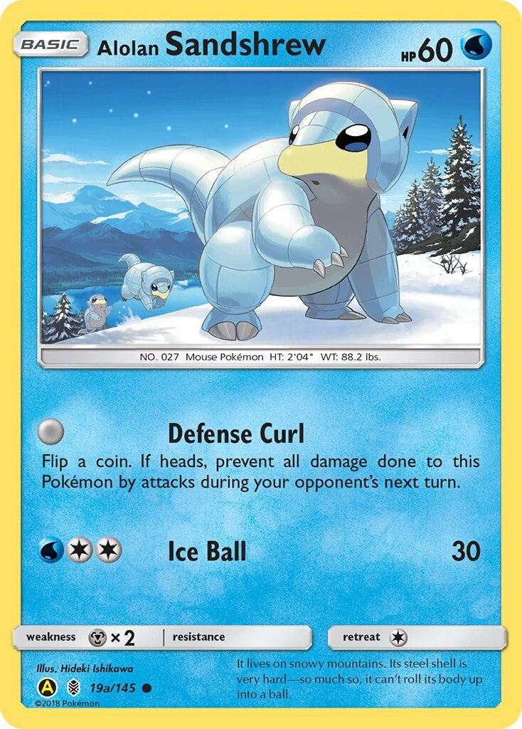 Alolan Sandshrew 19a 145 (019a/145) [PR]