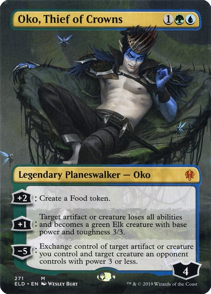 Oko Thief of Crowns Borderless (271) [ELD]