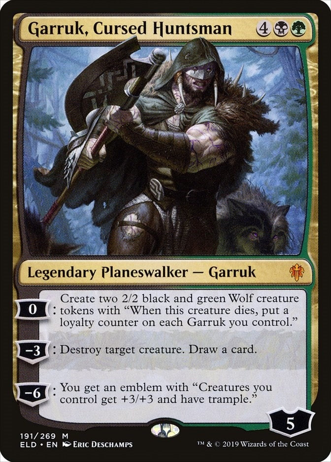 Garruk Cursed Huntsman (191) [ELD]