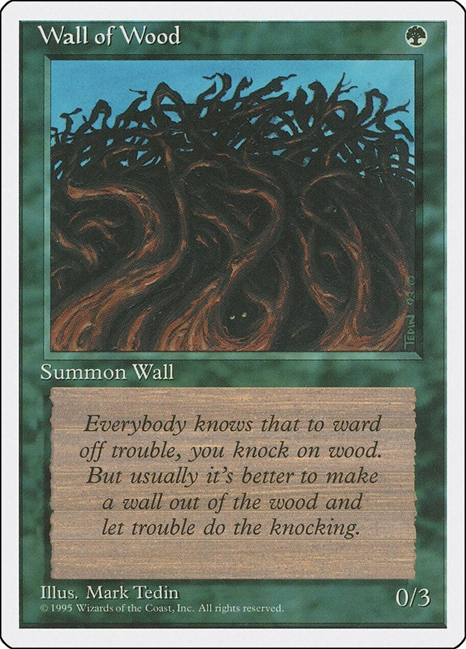 Wall of Wood [Fourth Edition]