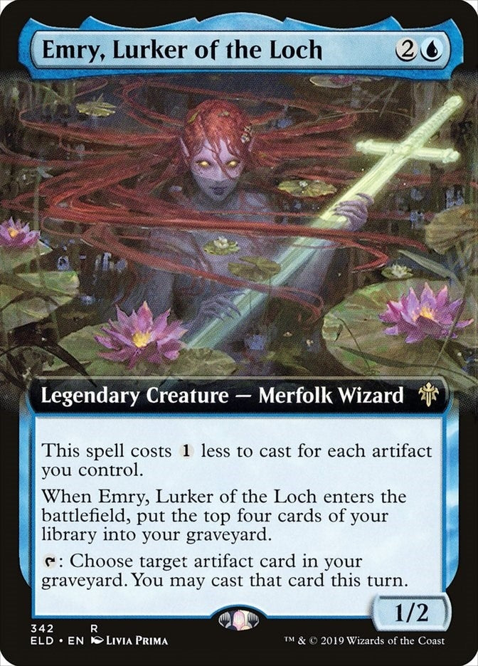 Emry Lurker of the Loch Extended Art (342) [ELD]