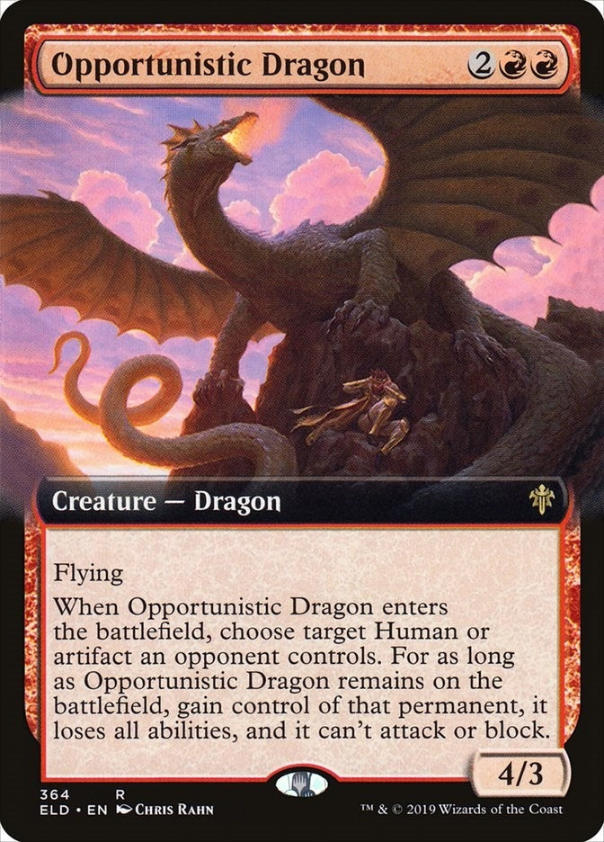Opportunistic Dragon Extended Art (364) [ELD]