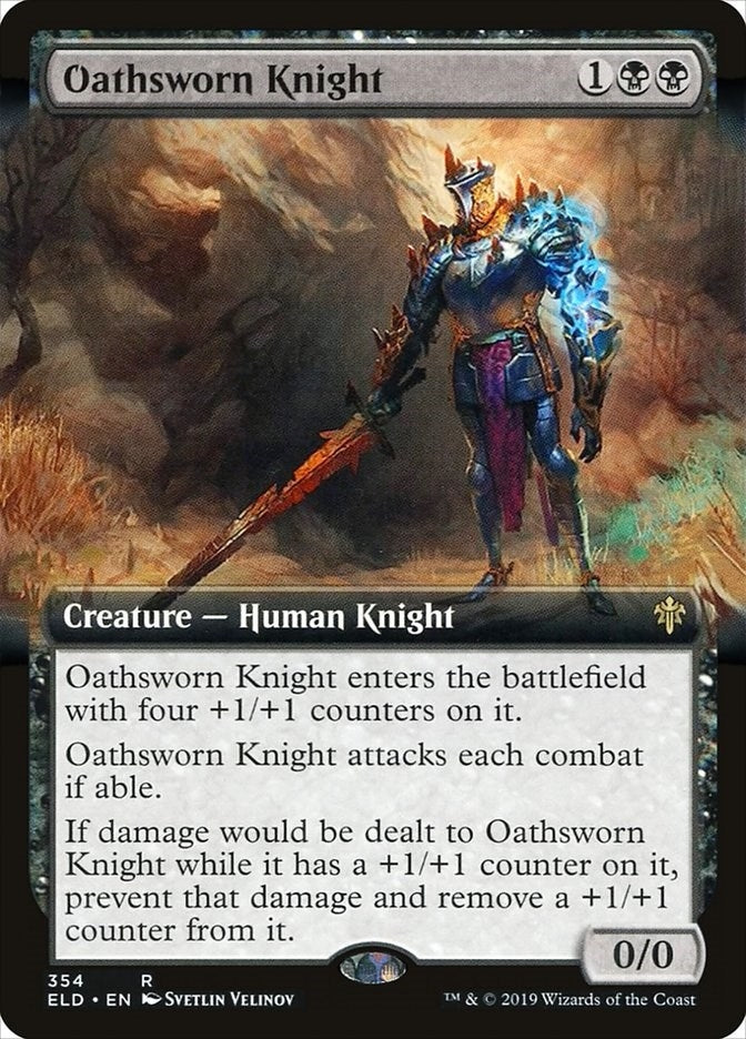 Oathsworn Knight Extended Art (354) [ELD]