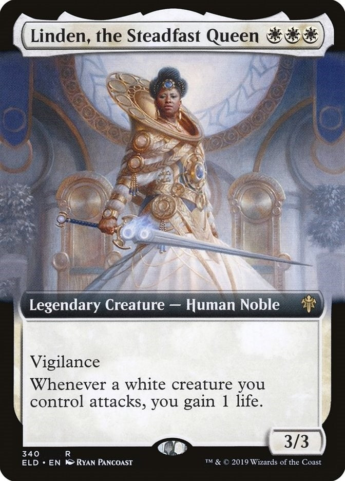 Linden the Steadfast Queen Extended Art (340) [ELD]