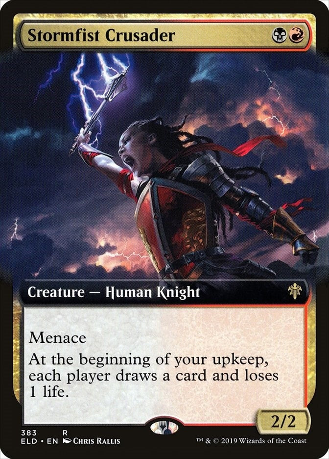 Stormfist Crusader Extended Art (383) [ELD]