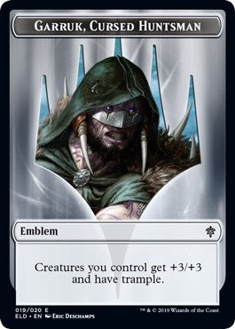 Emblem Garruk Cursed Huntsman (19) [ELD]