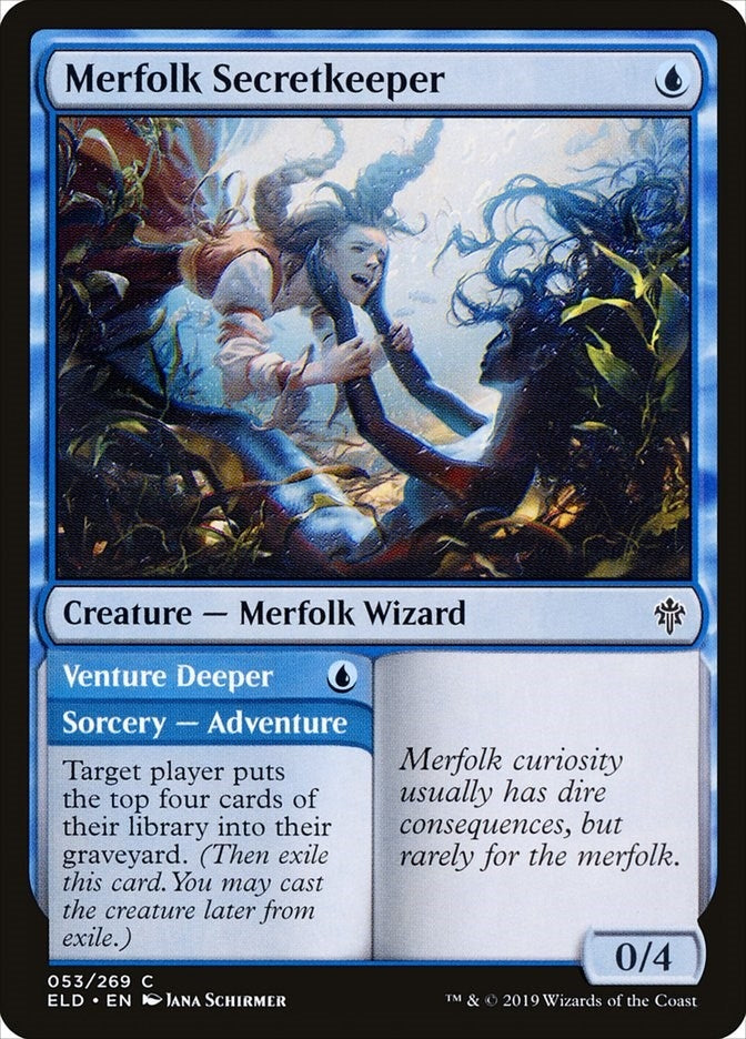 Merfolk Secretkeeper (53) [ELD]