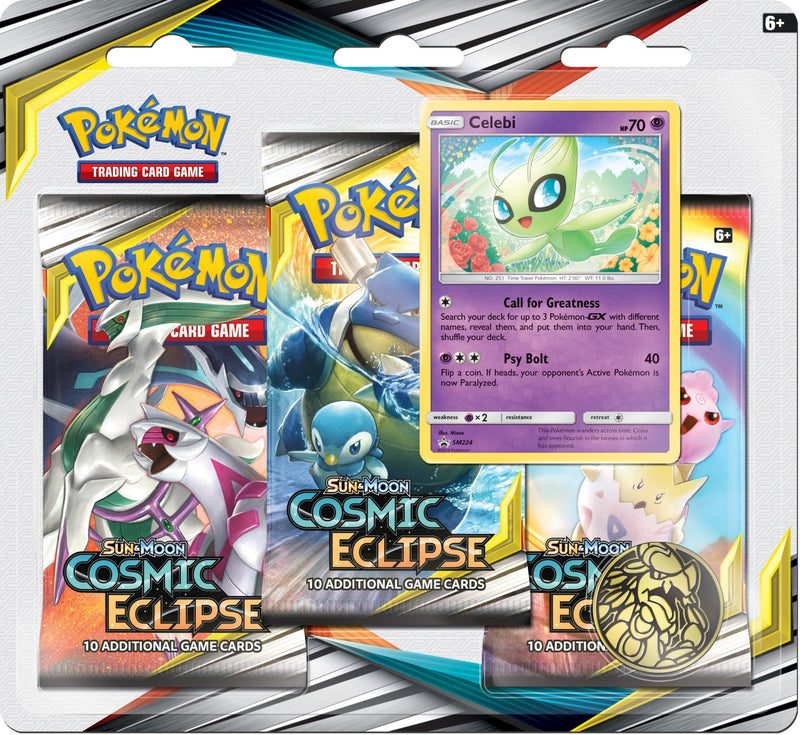 Cosmic Eclipse 3 Pack Blister Celebi [SM12]