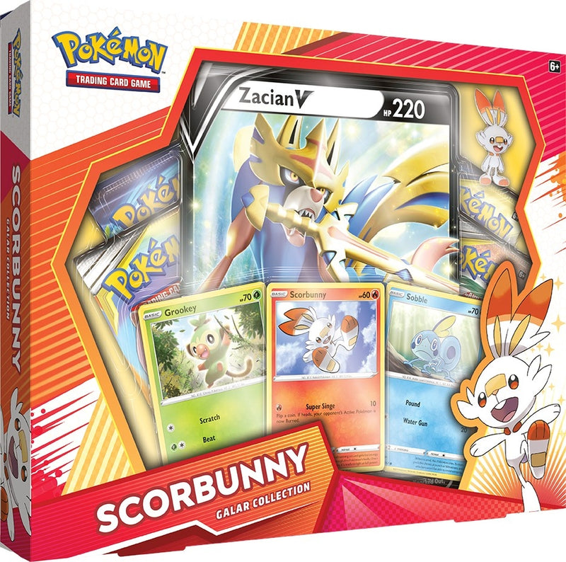Galar Collection Scorbunny with Zacian V [MCAP]