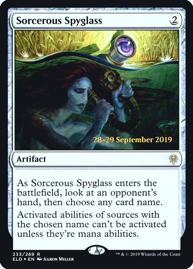 Sorcerous Spyglass ELD (233) [PRE]