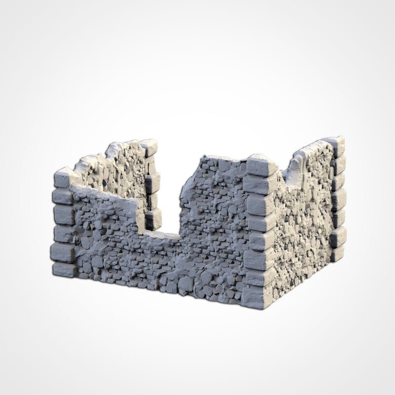 Abandoned Town 3D printed terrain view 19