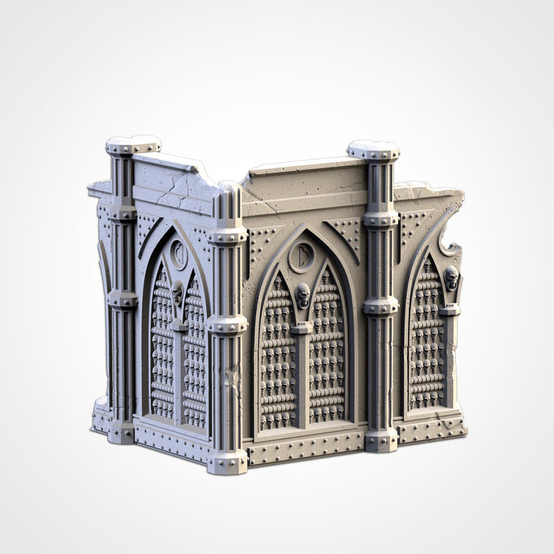 Cathedral Ruins 02 3D printed terrain view 19