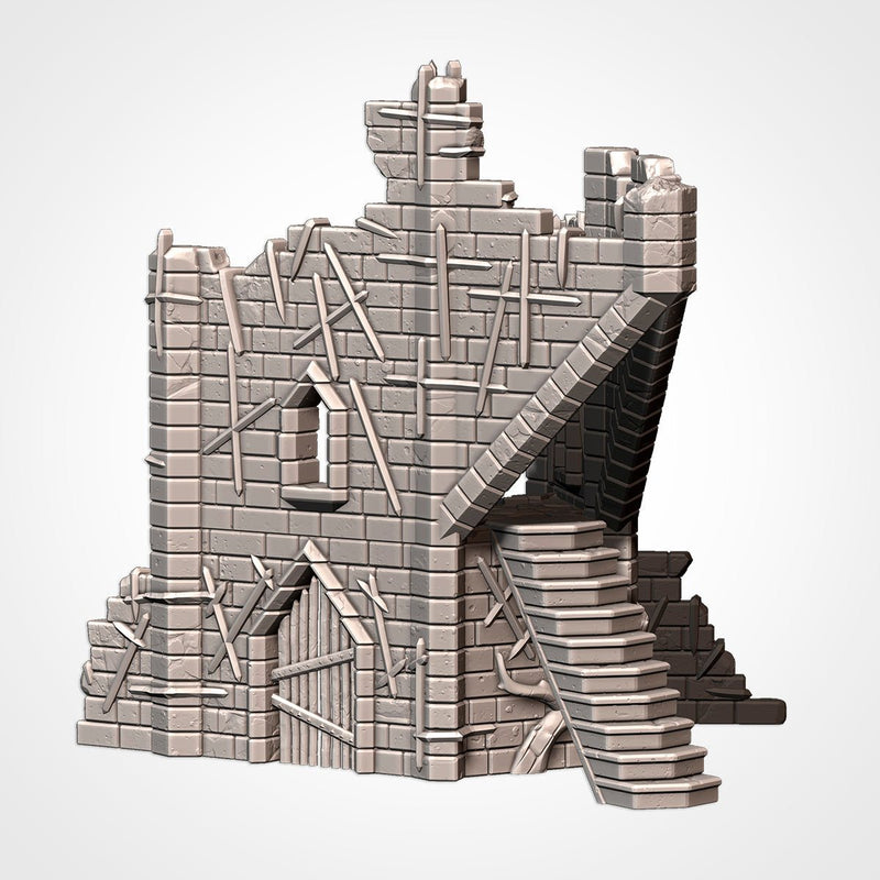 Cursed Fortress 3D printed terrain view 19
