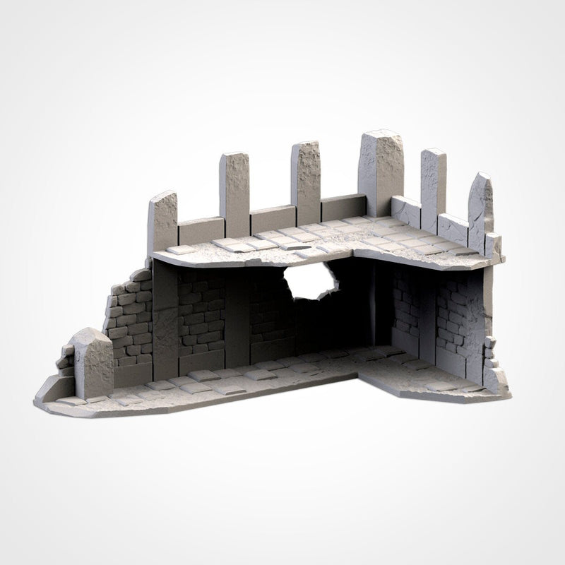 City Ruins WTC Set 01 3D printed terrain view 19