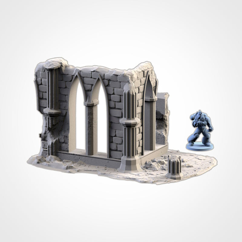 Temple Ruins 3D printed terrain view 19