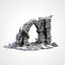 Abandoned City Ruins 3D printed terrain view 19