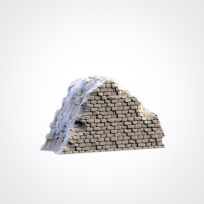 Ruined Castle 3D printed terrain view 19