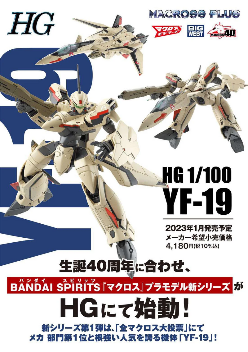 Bandai Spirits HG 1/100 YF-19 Model Kit