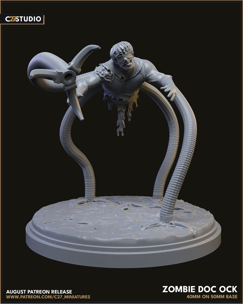 Zombie Doc Ock - Marvel MCP-Compatible Resin Miniature