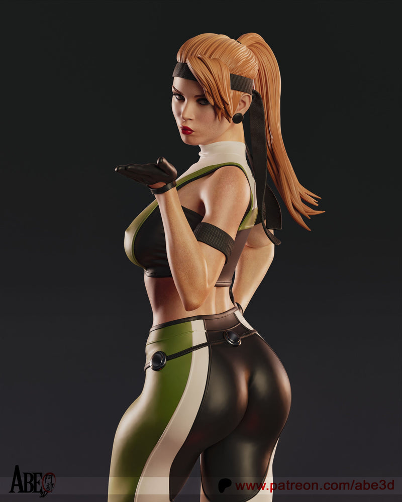 Sonya Blade Resin Statue - view 2