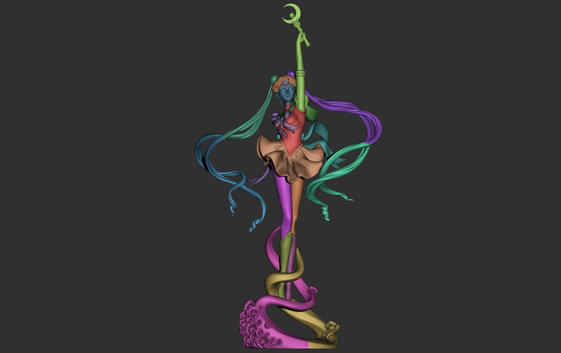 Sailor Moon Resin Statue - view 5