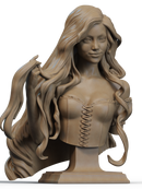 Rapunzel Resin Bust - view 1