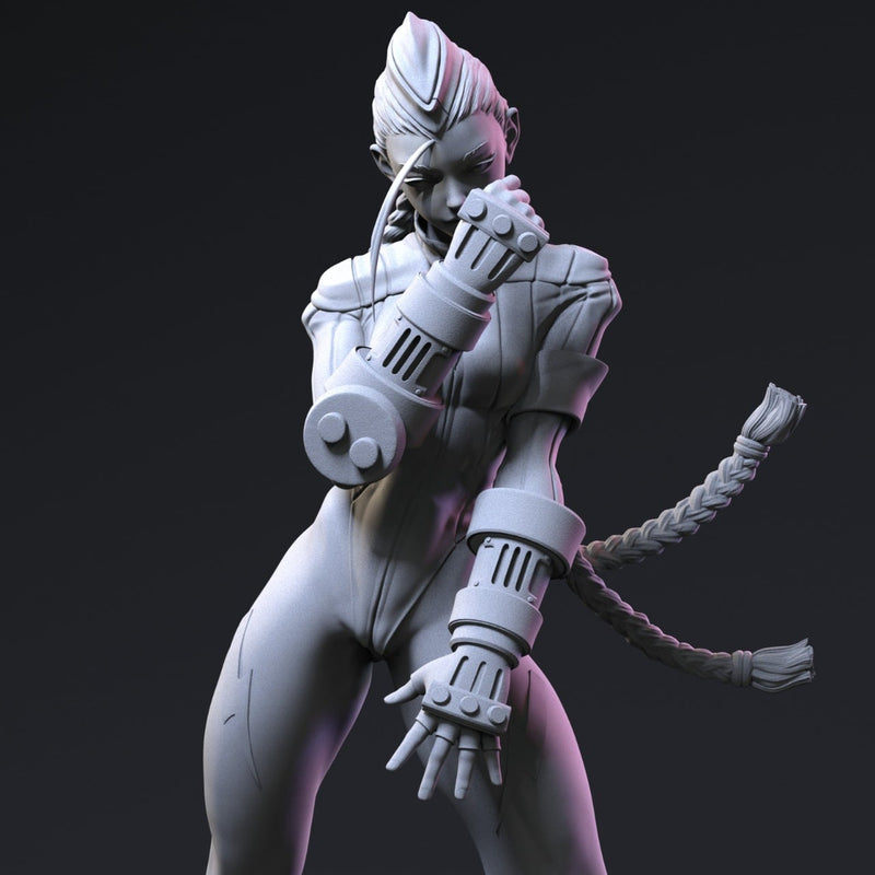 Cammy Resin Statue - Design 1 - view 5