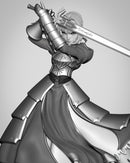 Saber Resin Statue - view 5