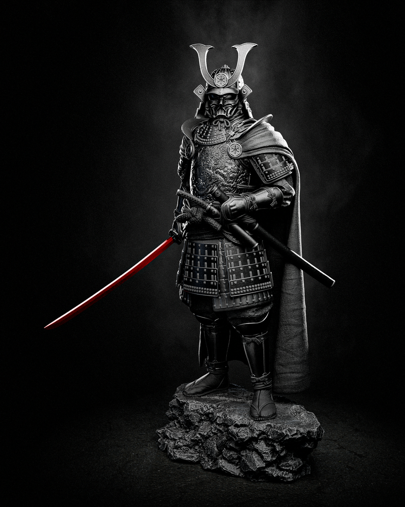 Darth Vader Samurai Resin Statue - view 4