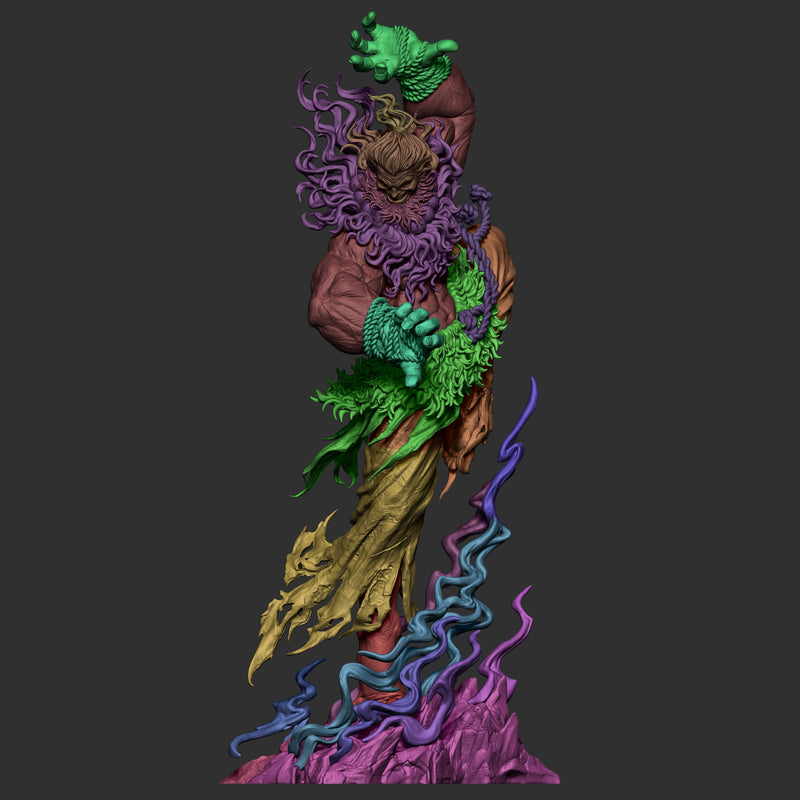 Akuma Resin Statue - view 4