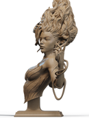 Gaia Resin Bust - view 2