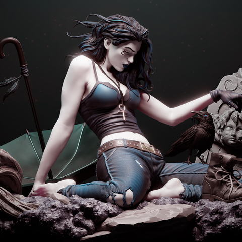 Death Resin Statue - Design 2 - view 1