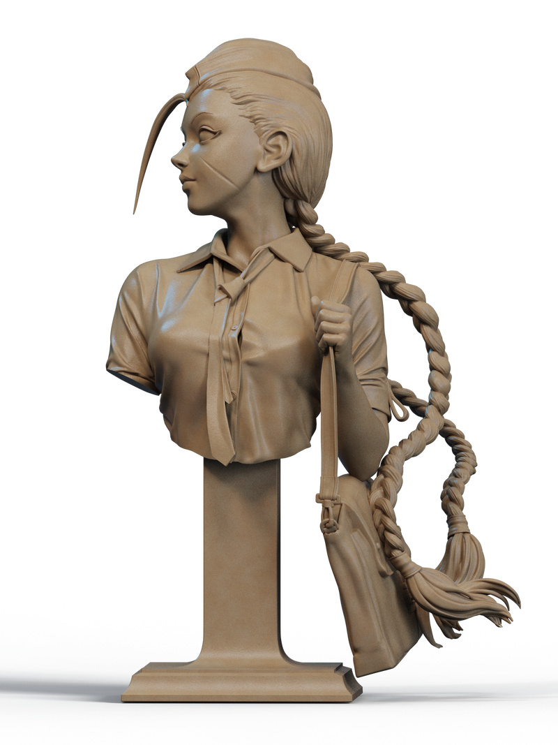 Cammy Resin Bust - view 3