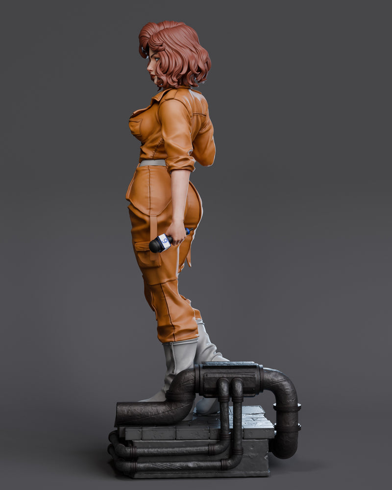 April O'Neil Resin Statue - view 3
