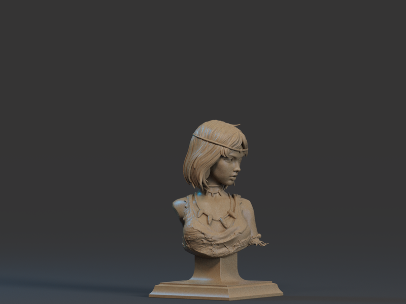 Mononoke Resin Bust - view 6