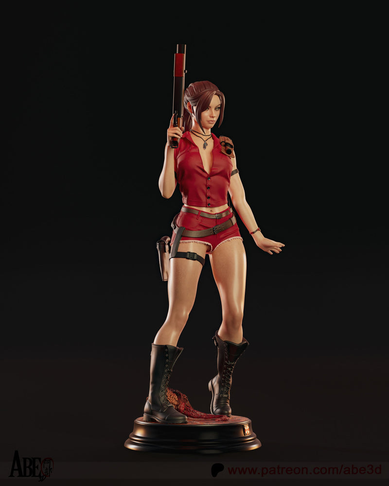 Claire Redfield Resin Statue - view 2